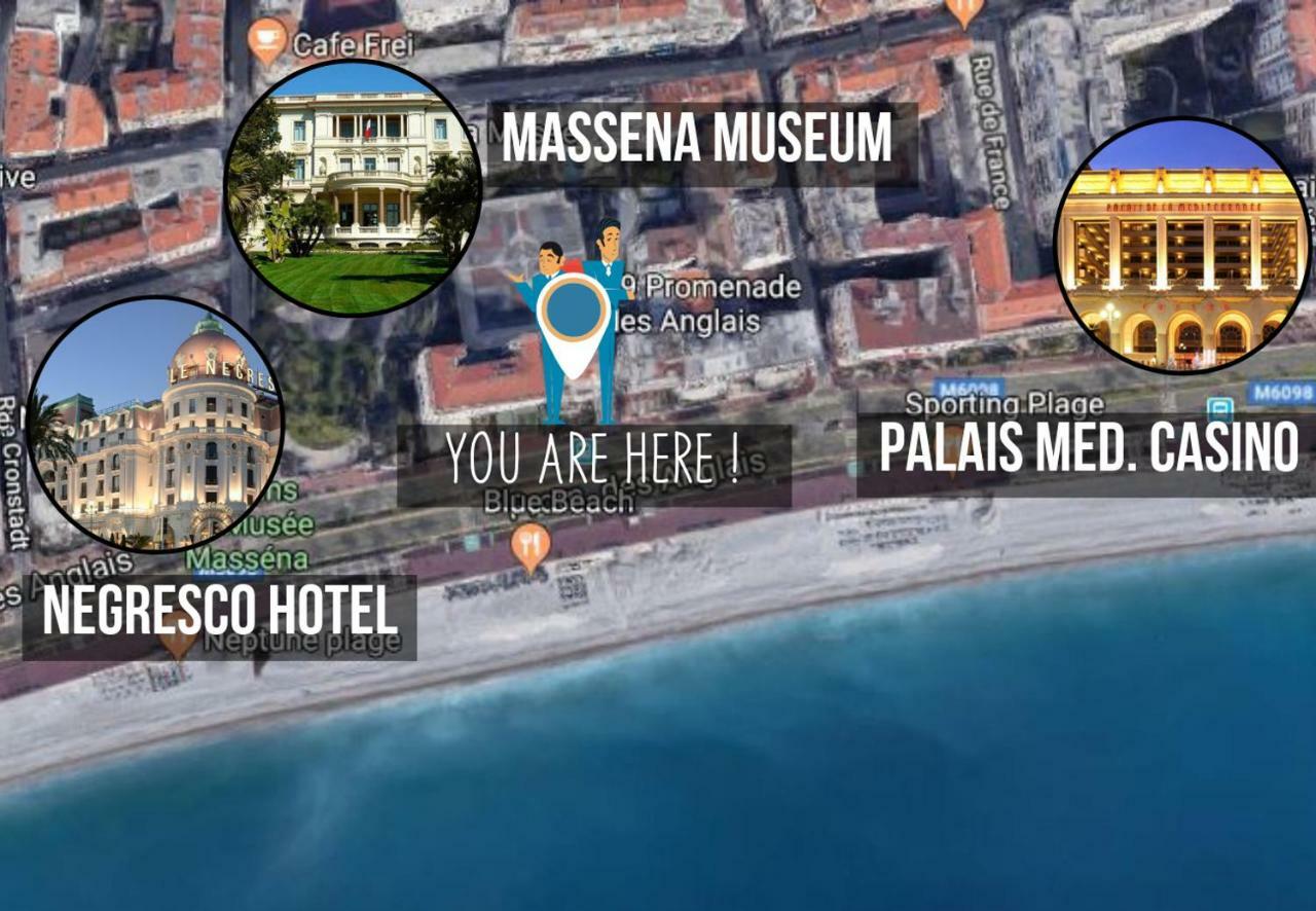 Nestor&Jeeves - Fiora Paradise Terrace - Central - Very Close Sea Nizza Esterno foto